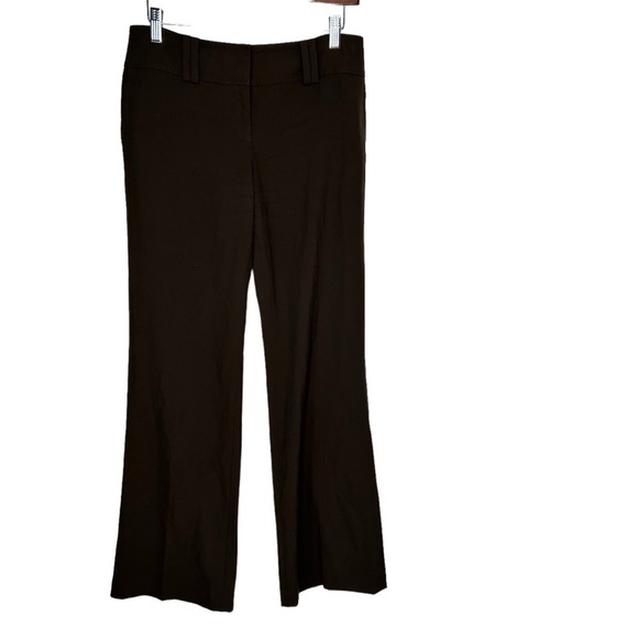 Ann Taylor Lindsay Pants Size 4 Women's Brown Trouser Brown Career Stretch - Picture 1 of 6